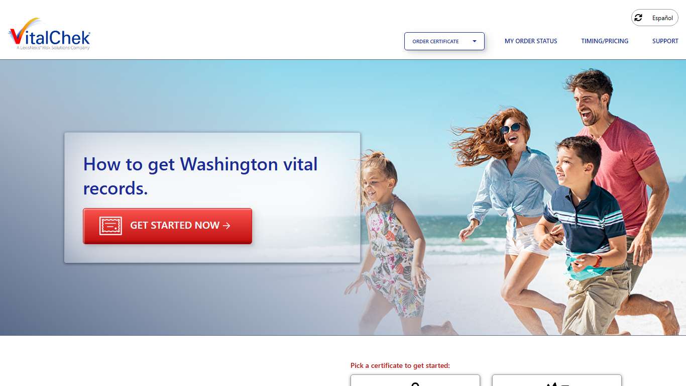 Washington (WA) Vital Records | State Certificates - VitalChek